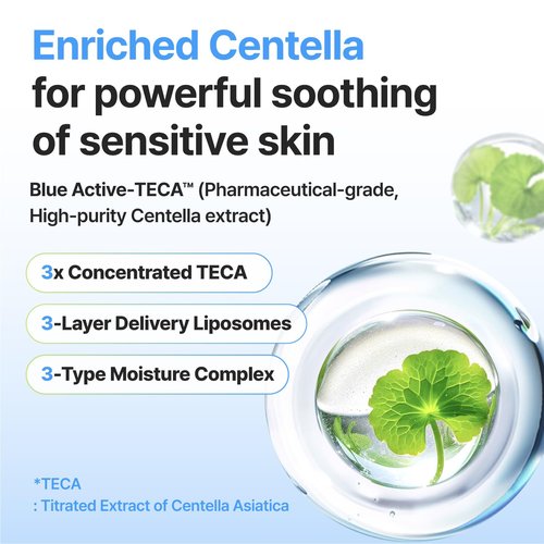 CENTELLIAN 24 Madeca Cream Time Reverse Zero 80ml(2.70 fl oz) - Lightweight Anti-Aging Moisturizer with Blue Active TECA, Cooling Cica, Firming, Deep Hydration, Barrier Repair, Sensitive, Oily Skin