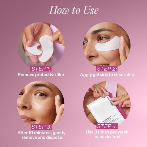StriVectin Peptide Plump Eye Masks - Renewing Collagen & Smoothing Formula for Youthful Skin
