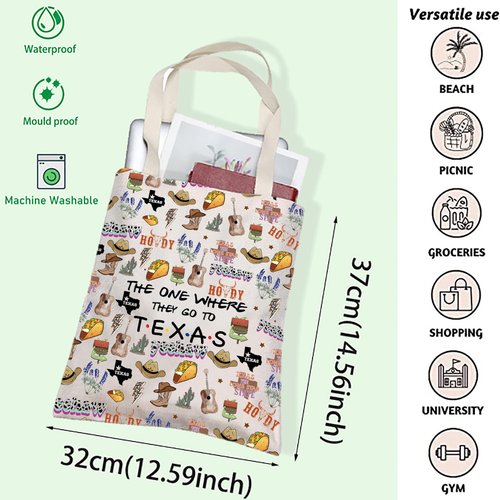 Texas Trip Makeup Bag The Lone Star State Gift Texas Souvenir Gift Texas Travel Bag Texas Housewarming Gift Texas Vocation Gifts (Texas tote)