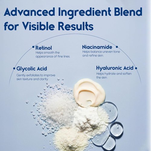 Glycolic Acid Pads 35% - Exfoliating Resurfacing Pads for Face & Body - Brightens Skin & Reduces Fine Lines - 60 Count