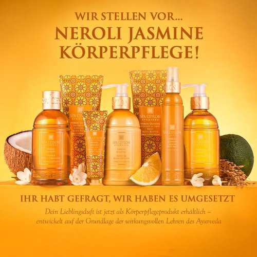 SPA CEYLON Neroli Jasmine Hand Wash - Hydrating Luxury Formula for Soft, Smooth Skin | Floral Fragrance