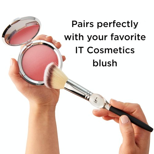IT Cosmetics Heavenly Luxe Blush Brush #4 - Angled Brush for Liquid & Powder Blush - Award-Winning Design