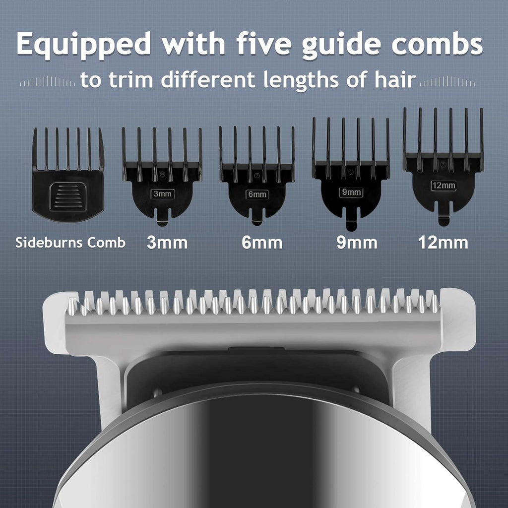 Ufree Beard Trimmer - Waterproof Electric Razor for Face, Body & Mustache | Cordless Grooming Kit