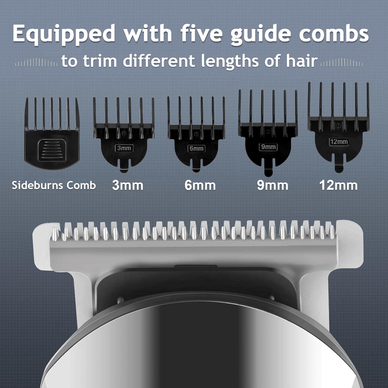 Ufree Beard Trimmer - Waterproof Electric Razor for Face, Body & Mustache | Cordless Grooming Kit