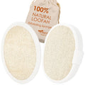 Treeswin Natural Loofah Sponge, 2 Pack Exfoliating Body Scrubber for Shower, Organic Biodegradable Bath Luffa with Thin/Thick Textures, Eco-Friendly Body Exfoliator for Men & Women, Hanging Rope
