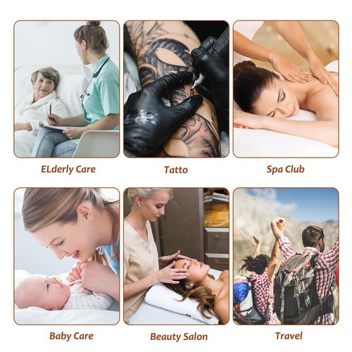 Rngwaper 50PC Disposable Fitted Massage Table Sheets, Elastic Massage Sheets, Breathable Spa Bed Cover,36 x 85 Inch
