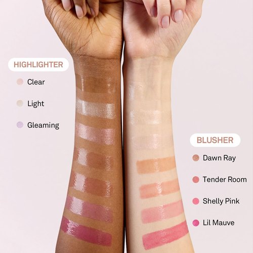 hince True Dimension Radiance Balm - Highlighter for Korean Glass Skin, Blush for Cheeks, Cream Blush, Contour Stick, Natural Glowy Look, Clean Makeup for Radiant Complexion, 10g (DAWN RAY, TP002)