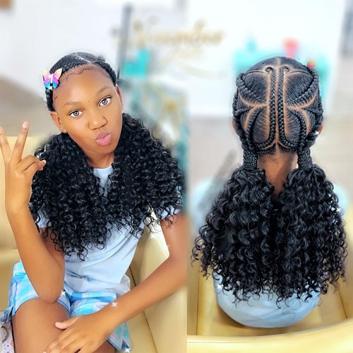 Ocean Wave Crochet Hair Pre Looped GoGo Curl Crochet Braids 12 Inch Ombre Brown Blonde Curly Hair Crochet Deep Water Wave Beach Curl Synthetic Braiding Hair Extensions 7 Packs 1B/30/27