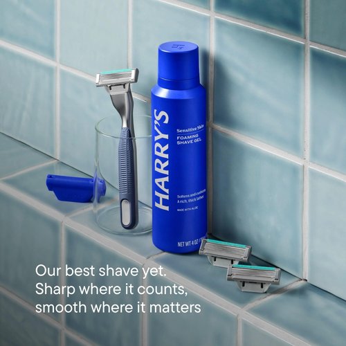 Harry's Plus Razor Refills - 10 Razor Blade Cartridges, Compact Cartridge Design for Precise Control, Shaving Kit for Men Only Compatible with Harry's Plus Handles