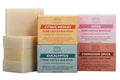 Adams Handmade Soap Variety Pack – 4 Bar Set: Cinnamon Spice, Eucalyptus, Rose, Citrus Medley | Vegan, Cold Process, 84% Organic, Essential Oils, USA Made