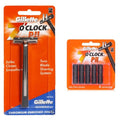 7 O'Clock PII Trac II Razor + cartridge with 5 pcs
