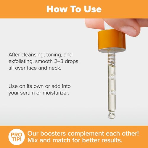 Paula's Choice BOOST C15 Super Booster - 15% Vitamin C Serum for Radiant Skin | Daily Moisturizer with 5% Vitamin C & Squalane