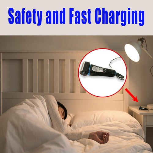 Braun 12V Charger - Compatible Power Adapter for S3, S6, S7, S8, S5, S9 Electric Razors | Wall Charging Cord
