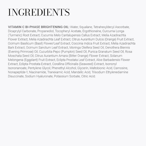 Meaningful Beauty Vitamin C Bi-Phase Brightening Oil - Activated C Technology for Radiant Skin