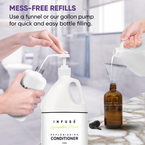 1-Shoppe All-in-Kit Infuse Lavender Mint Hotel | 1 Gallon | For Hospitality & Vacation Rentals to Refill Dispensers | (Single Gallon)