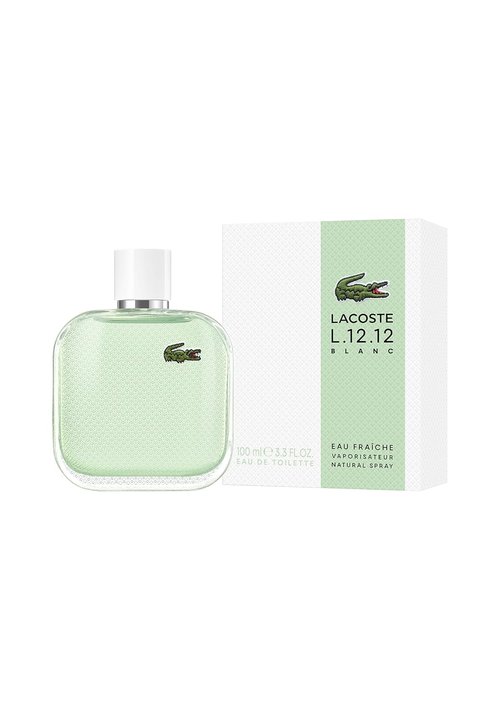 Lacoste L.12.12 Blanc - Classic Men's Fragrance with Fresh Citrus Notes | 3.3 oz Eau de Toilette