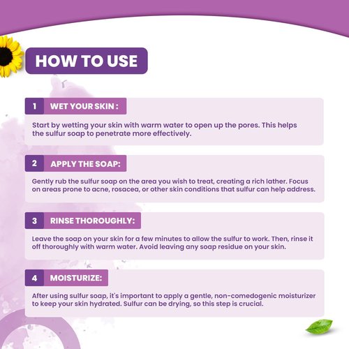 Naturasil Sulfur Soap Treatment w/Pure Lavender | Max-Strength Natural Relief for Acne, Mites, Bug Bites, Warts, Eczema, Itching | for Kids & Adults: Face & Body Soap (2) 5oz Bars