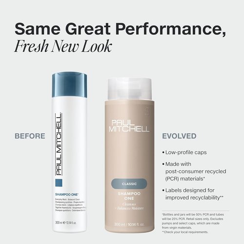 Paul Mitchell Shampoo One - Moisture-Balancing Cleanser for All Hair Types | 33.8 Fl Oz