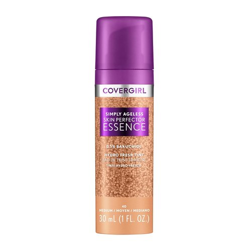 Covergirl Simply Ageless Foundation - Tinted Skincare Makeup Hybrid, 40 Medium, Radiant Finish, 1.0oz