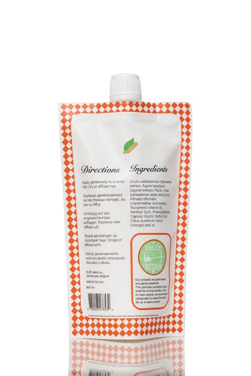 Ecoslay Orange Marmalade Curl Definer Gel - Long-Lasting Hold for Wavy, Curly & Kinky Hair - 8 Oz