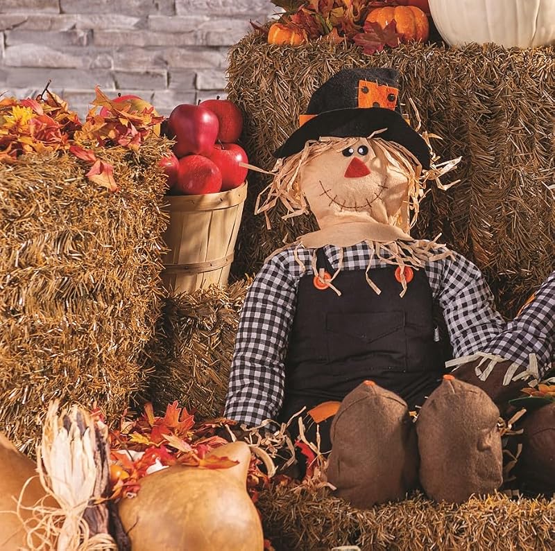 Stuff-a-Scarecrow Halloween Decor - 20x40 Inch Fall & DIY Craft