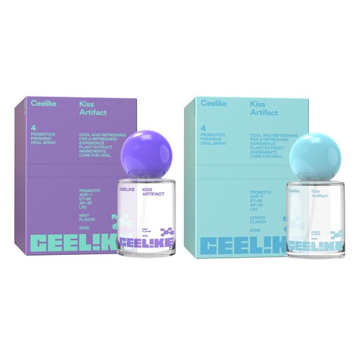CEELIKE Oral Spray - Fresh Breath, Mint & Lemon Flavors, 20ml (Pack of 2) - Natural Freshness for Daily Oral Care