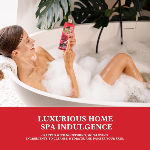 Spa Luxetique Gifts for Women High Heel Gift Set for Women 8pcs Bath Sets Romantic Rose Home Spa Kits for Wife Girlfriend Mom Grandma Valentines Day Gifts for Her