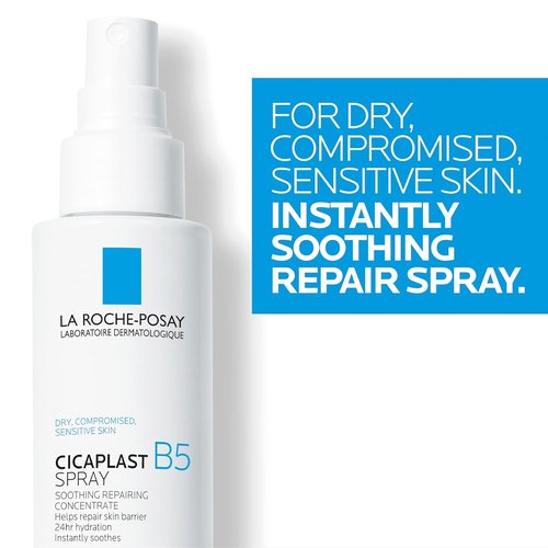 La Roche-Posay Cicaplast B5 Spray - Hydrating Face Mist With Vitamin B5 & Madecassoside | Soothes Sensitive Skin