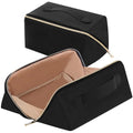 FANGENKE Easter Basket Gifts for Girls Women,Portable Makeup Bag Opens Flat for Easy Access,Cosmetic Bag Toiletry bag With Padded for Protection for Travel&Daily Use,Travel Accessories Bag(Black)