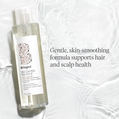 Briogeo Be Gentle, Be Kind Aloe + Oat Milk Shampoo - Fragrance-Free, Sulfate-Free, Vegan | 8 fl oz