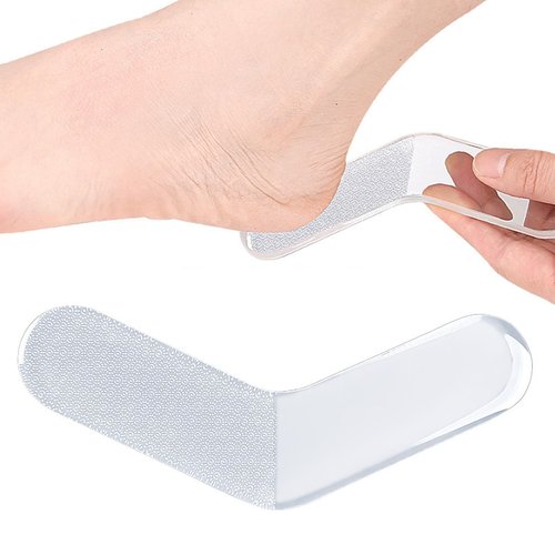 ESUOHYM Glass Foot File Triangle Shaped Callus Remover Feet Heel Scrubber Dead Skin Scraper Pumice Stone Professional Pedicure Tools for Women and Men
