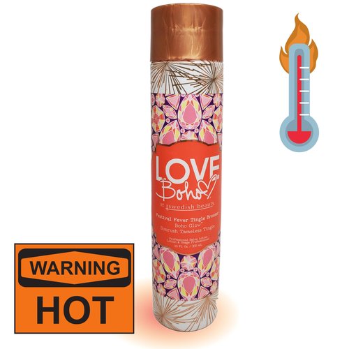 Love Boho Festival Fever Tingle DHA Bronzer Beginner Level 10oz