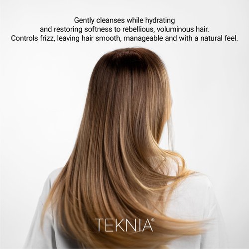 LAKMÉ Teknia Frizz Control Shampoo, Anti Frizz Shampoo for Frizzy or Curly Hair, 10.2 Fl Oz