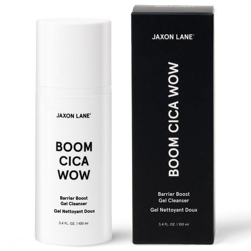 Centella Face Wash for Men Skin Care: BOOM CICA WOW Mens Face Wash Korean Barrier Boost Hydrating Gel Cleanser for Oily, Dry, Acne Prone Skin, Unisex Daily Facial Cleanser, Hyaluronic Acid & Green Tea
