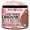 ORGANIC Belly Butter | Hyaluronic acid | Rose + Frankincense + Myrrh & Neroli essential oils | Natural Tummy cream || Made in Canada - Muslim Cosmetics - Umm Yassers (8oz (240ml))