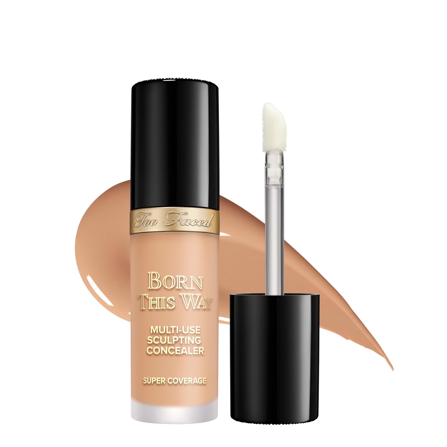 Too Faced Born This Way Concealer - Full Coverage, Non-Comedogenic & Long Lasting | Infused with Hyaluronic Acid & Coconut Water