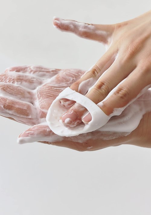 NOTHING FITS BUT Oxygen Bomb, Dual Texture Pore Purifying Foaming Gel Facial Mask & Cleanser, 3.4 Fl Oz (100 ml)