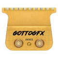 GOTTOG FX707Z Replacement Blades - Zero-Gapped Compatible with FX787 & FX726 Trimmers - Gold