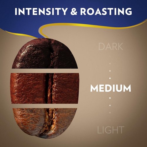 Lavazza Super Crema Whole Bean Coffee - Medium Espresso Roast, Arabica & Robusta Blend, 2.2 lb Bag