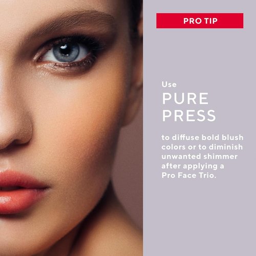 Mirabella Invincible Pure Press Foundation - HD-Finish Buildable Mineral Powder Compact | Age-Defying Ivory 14