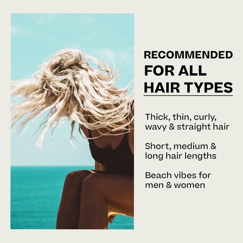 BYRD Sea Salt Surf Spray - Texturizing & Volumizing Coconut Scent for Hydrated Surfer Hair, 8 Fl Oz