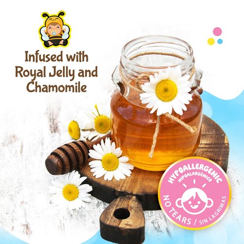 Tio Nacho Royal Baby Hair and Body Shampoo with Royal Jelly & Chamomile, 13.5 fl oz - Hypoallergenic, Gentle, Tear Free, All in One Body Wash