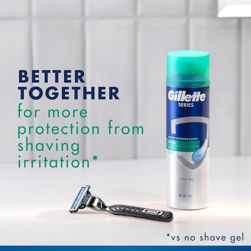 Gillette Series Soothing Shaving Gel - Protects Against Irritation with Aloe Vera | 2.5 oz for Sensitive Skin