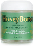 Beesaluxe HoneyBotan - 100% Natural Unpetroleum Skin Balm with Organic Ingredients - Petroleum Jelly Alternative for Lips, Hands, Baby Care, Makeup Remover, and More (4 Ounce)