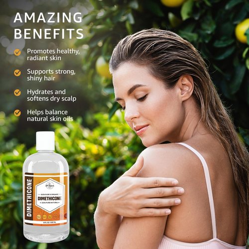 33rd Parallel | DIMETHICONE Oil (32 oz) 100% Pure, Cosmetic Grade | Widely Used in Moisturizers, Lotions, Primers, Foundations, Hair Products, Sunscreen, Wound Care | 32 Ounces