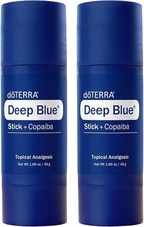 doTERRA Deep Blue Stick - Pain Relief & Muscle Soothing | 2 Pack for Easy Application