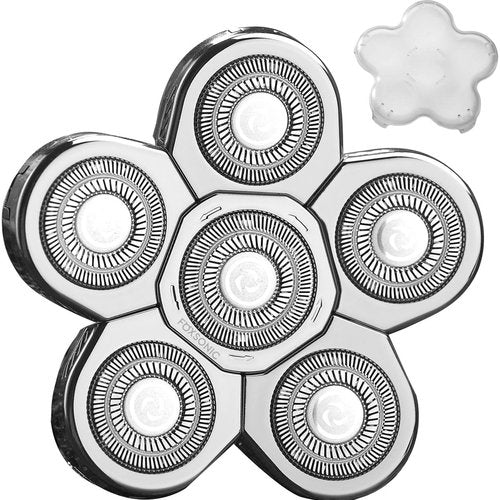 Skiennix Men's Electric Shaver Replacement Heads - 6 Blades for Smooth Shaving Experience
