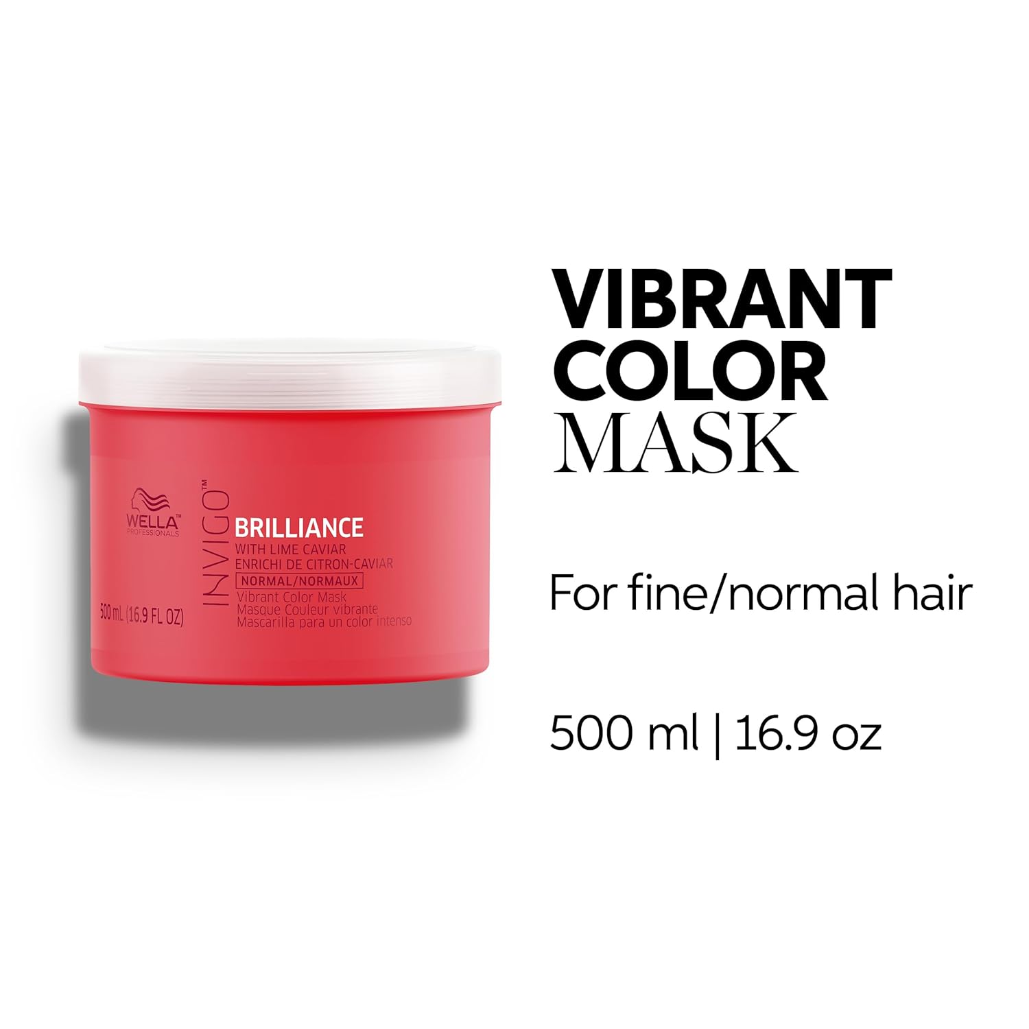 Wella Professionals Invigo Brilliance Hair Mask - Color Vibrancy Conditioning Treatment | 5.07 oz