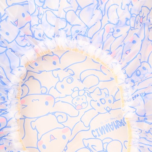 Kitty, Cinnamoroll & Kuormi-Bunny Shower Caps for Women 2 Pack - Reusable Cute Kawaii Waterproof Hair Cover, One Size Fits All Hair Lengths, Perfect Shower Cap for Long Hair Use (Cinnamoroll 2 Pack)