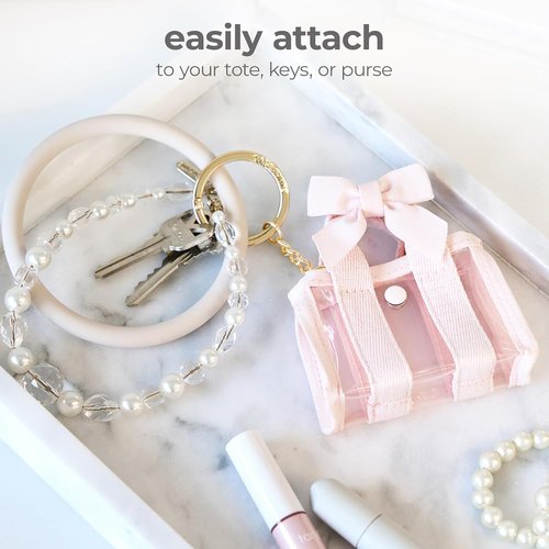 Case-Mate Jelly Tote Bag Keychain - Adorable Charm for Handbags, Backpacks & Keys | Cute Labubu Design